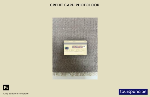 listo para imprimir Túnez RBC Royal Bank mastercard photolook bak plantilla